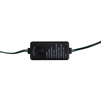 Northlight Multi-Function Color Changing Christmas Fairy Lights - Multi - 64.5' Green Wire - 200ct - Image 4