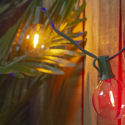 Northlight 10ct Multi Color LED G50 Globe Patio Lights, 10ft Green Wire - Image 2