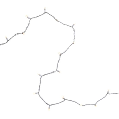 Northlight LED G12 Berry Mini Christmas Lights - Warm White - 15.9' - White Wire - 50ct - Image 6