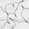 Northlight 50 Count Battery Operated White Warm LED Mini Christmas Lights, 32ft Green Wire