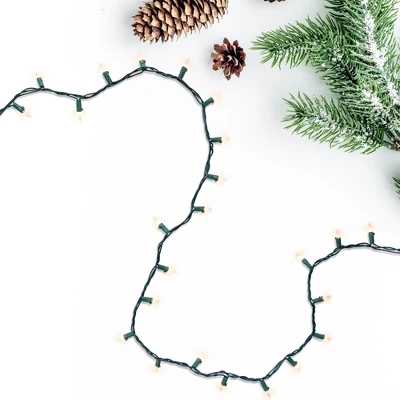 Northlight 10-Count Clear Mini Christmas Light Set - 3' Green Wire - Image 5