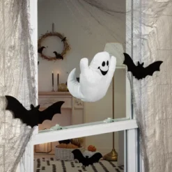Northlight Ghastly Ghost 3-D Halloween Window Decoration - 10"