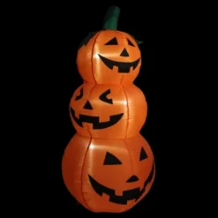 Northlight LED Lighted Inflatable Jack-O-Lantern Trio Halloween Outdoor Decoration - 3.5'