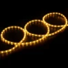 Northlight Incandescent Flexible Outdoor Christmas Rope Lights - Gold - 18' Clear Wire