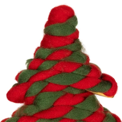 Northlight Twisted Yarn Plush Christmas Tree Decoration - 15.25" - Image 5