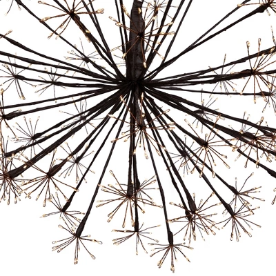 Northlight LED Lighted Starburst Ball Decoration - 20" - Warm White - Image 3