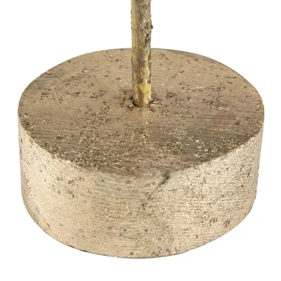 Northlight Layered Tree With Wooden Base Christmas Decoration - 18" - Bronze Finish - Image 3