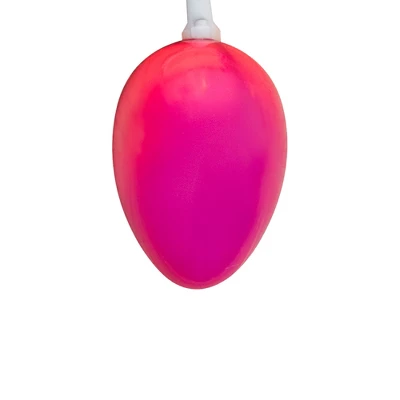 Northlight 10-Count Pearl Multi-Colored Easter Egg String Light Set, 7.25ft White Wire - Image 8