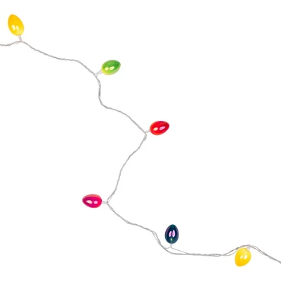 Northlight 10-Count Pearl Multi-Colored Easter Egg String Light Set, 7.25ft White Wire - Image 9