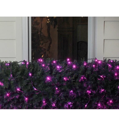 Northlight Net Style LED Trunk Wrap Christmas Lights - 4' X 6' - Raspberry Pink - Green Wire