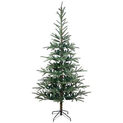 Northlight Real Touch™️ Slim Nordmann Fir Layered Artificial Christmas Tree - 6.5' - Unlit