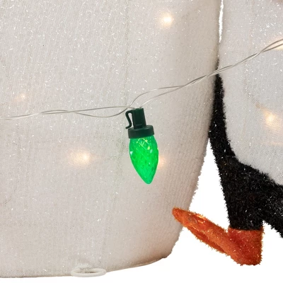 Northlight 3D LED Lighted Snowman And Penguin Outdoor Christmas Decoration - 48" - Warm White - Image 5