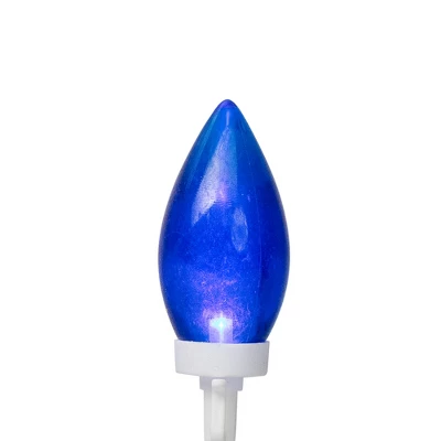 Northlight Patriotic LED C9 Christmas Lights - Red, White And Blue - 16' White Wire - 25ct - Image 4