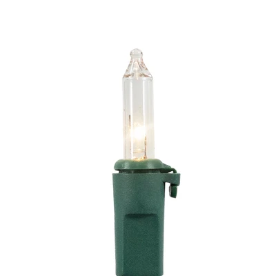 Northlight Mini Christmas Light Set - Green And Clear - 10' Green Wire - 50ct - Image 4