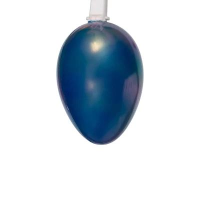 Northlight 10-Count Pearl Multi-Colored Easter Egg String Light Set, 7.25ft White Wire - Image 4