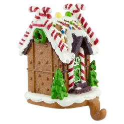 Northlight 6" Gingerbread House Christmas Stocking Holder