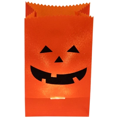 Northlight Lighted Jack-O-Lantern Halloween Outdoor Luminary Pathway Markers - 9.5" - Set Of 3 - Image 5