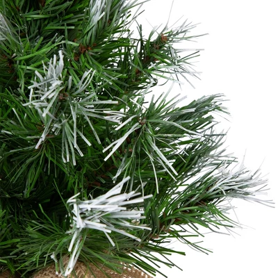 Northlight Whitecap Pine Artificial Mini Christmas Tree - 14" - Unlit - Image 5