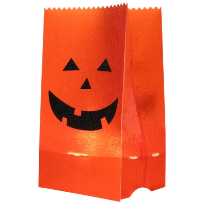 Northlight Lighted Jack-O-Lantern Halloween Outdoor Luminary Pathway Markers - 9.5" - Set Of 3 - Image 4