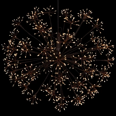 Northlight LED Lighted Starburst Ball Decoration - 20" - Warm White