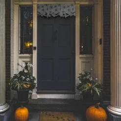 Northlight Spider Webs And Bats Halloween Valance Decoration - 5.25'