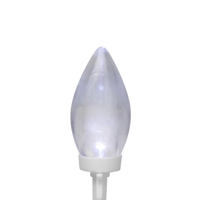 Northlight Patriotic LED C9 Christmas Lights - Red, White And Blue - 16' White Wire - 25ct - Image 2