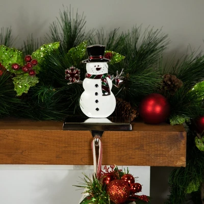 Northlight Smiling Snowman Christmas Stocking Holder - 6" - Image 2