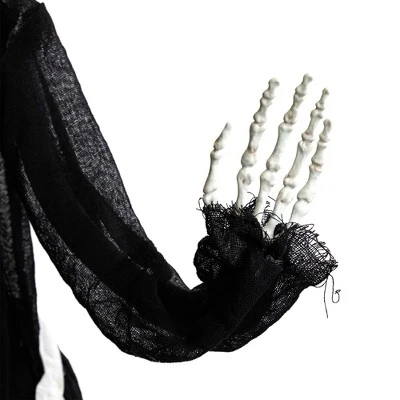 Northlight LED Lighted And Animated Skeleton Maid Head-in-Hand Halloween Figure - 57" - Image 9