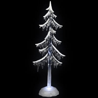 Northlight LED Lighted Acrylic Icicle Tree Christmas Decoration - 14" - Image 2
