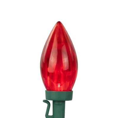 Northlight Patriotic LED C9 Christmas Lights - Red, White And Blue - 16' Green Wire - 25ct - Image 4