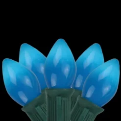 Northlight Opaque C7 Christmas String Lights - Blue - 24' Green Wire - 25ct