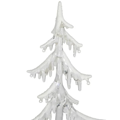Northlight LED Lighted Acrylic Icicle Tree Christmas Decoration - 14" - Image 3