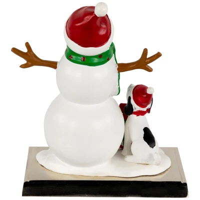 Northlight 6" Snowman And Puppy Christmas Stocking Holder - Image 4