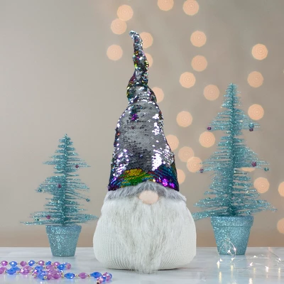 Northlight Gnome With Rainbow Flip Sequin Hat Christmas Decoration - 24" - Image 2