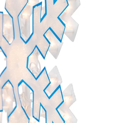 Northlight 16.75" Lighted Snowflake Christmas Window Silhouette - Image 5