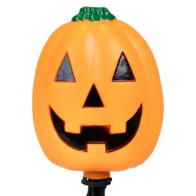 Northlight Lighted Jack-O-Lantern Halloween Outdoor Pathway Markers - 24" - Orange - Set Of 5 - Image 5