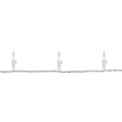 Northlight Mini Incandescent Christmas Lights - Clear - 10' White Wire - 50ct - Image 4