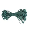 Northlight 50' Green Contemporary Commercial C7 Christmas Light Socket Set